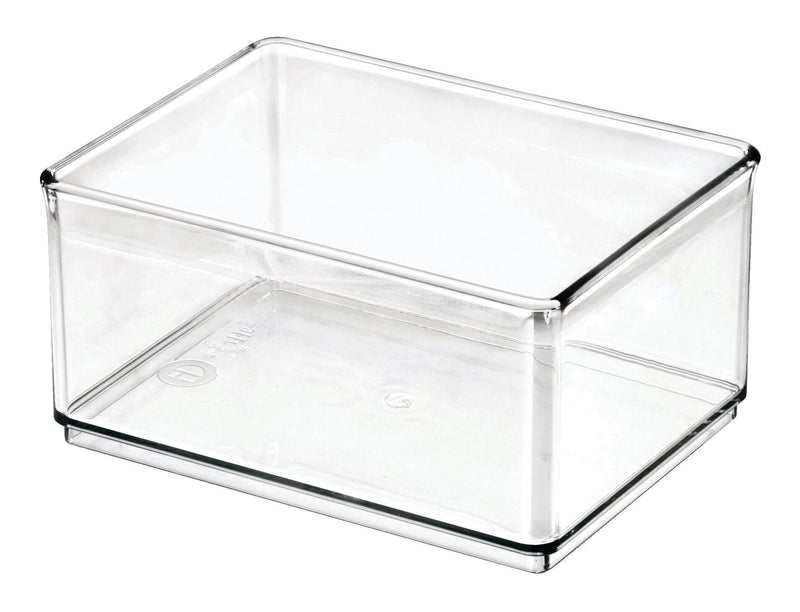 Clear Stackable Medium Shallow Organizing Storage Bin, 1.2-L S3659