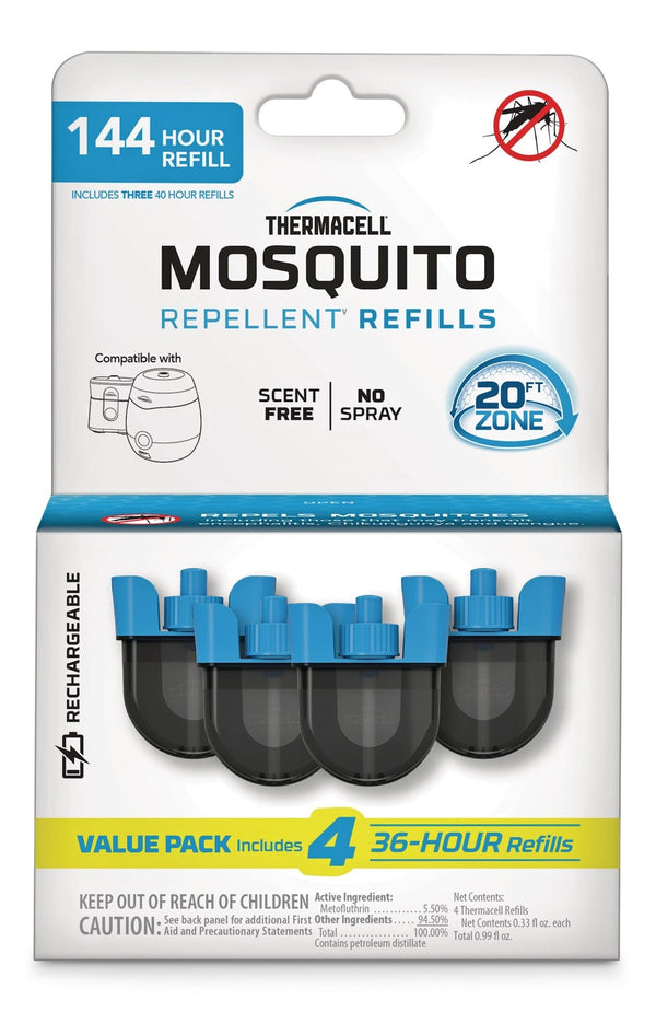 E-ZoneGuard Rechargeable Mosquito Repellent Refill 144-Hour Pack M4111