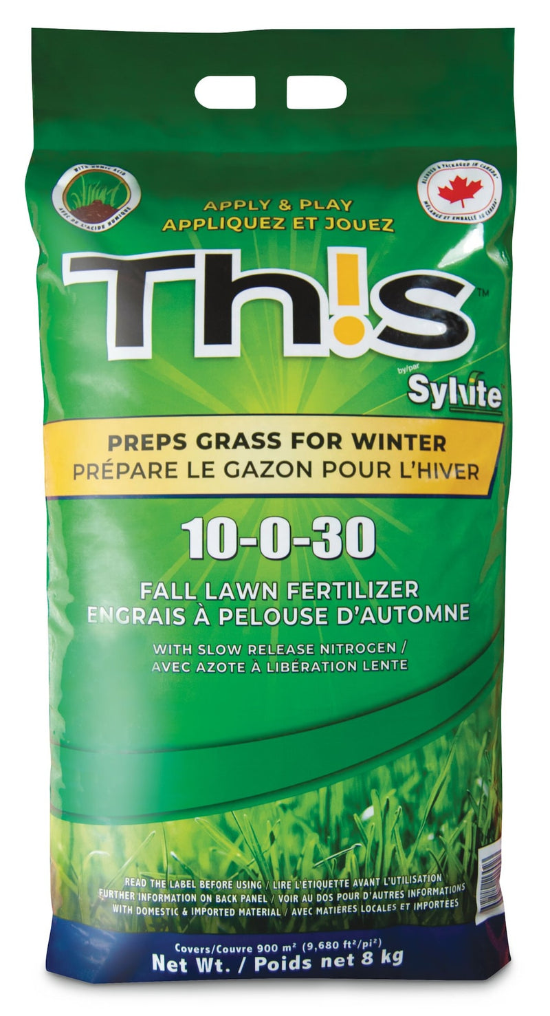 10-0-30 Fall Lawn Fertilizer, 8-kg G8684