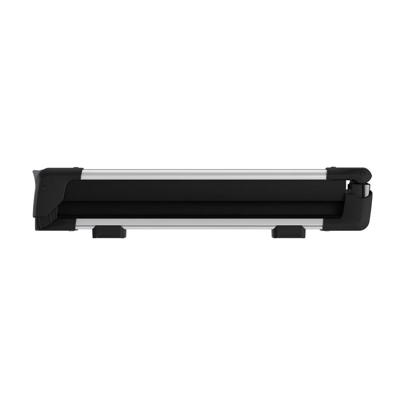 SnowPack Stainless Steel Roof Top Mount Ski/Snowboard Rack, Medium, Black, 2-pc X5253