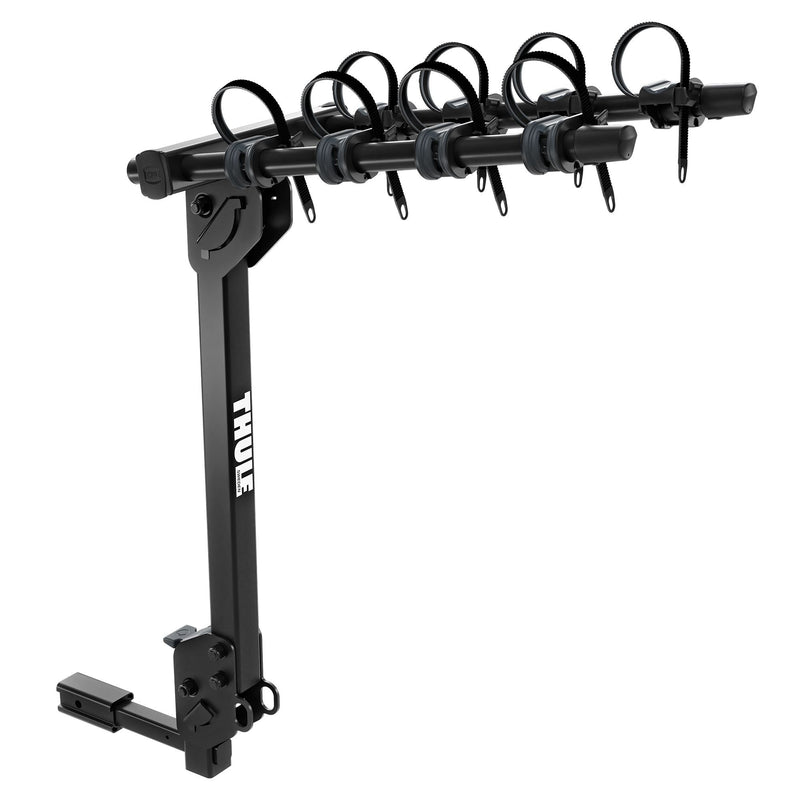 Trailway 4-Bike Hitch Mount Bike Rack, Fits 1-1/4, 2-in Receiver, Black Y4410