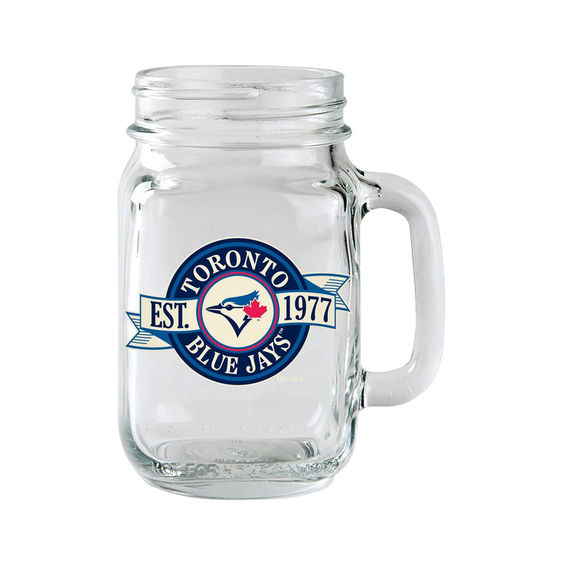 Mason Jar Mug Pint Glass For Baseball Fans/Collectors, 14-oz J3166