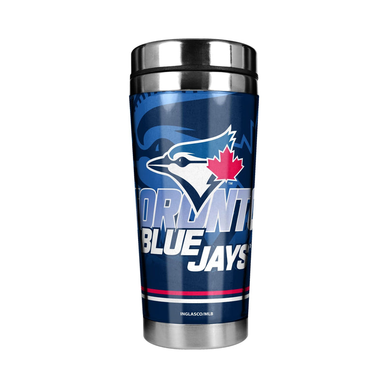 Stainless Steel Travel Mug For Baseball Fans/Collectors, 16-oz E7833