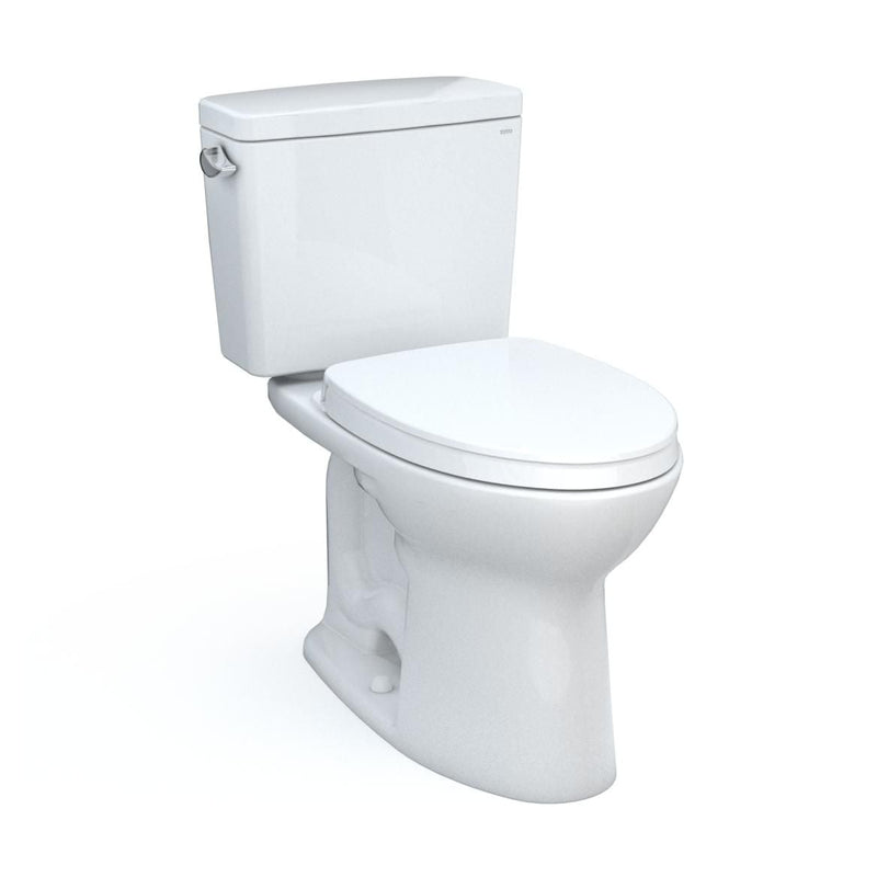 Drake Two-Piece Elongated 1.6 GPF Tornado Flush Toilet with CEFIONTECT & SoftClose Seat N2691