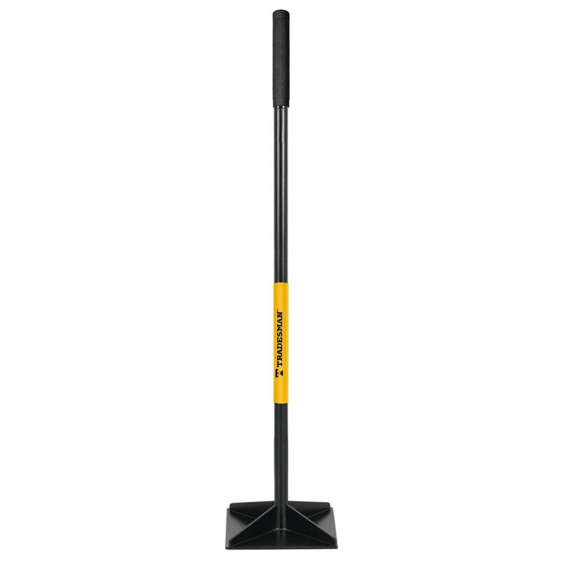 Steel Leveling Garden Tamper with Rubber Grip, 10-in x 10-in C5462