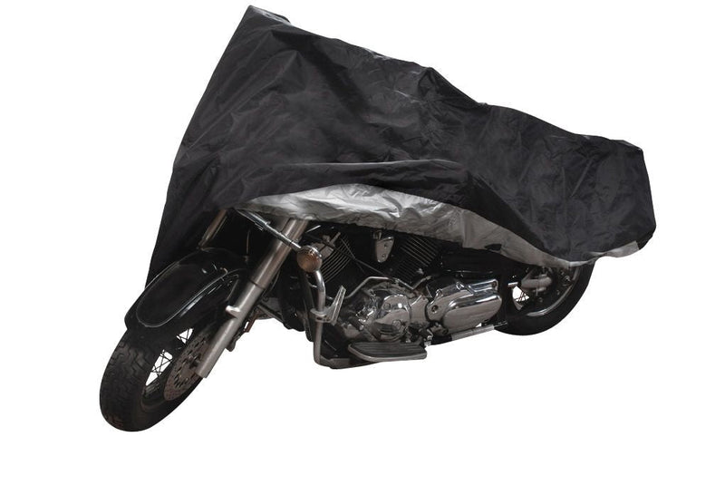 Premium Polyester Motorcycle Cover, Black, Large T4966
