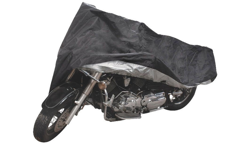 Premium Polyester Motorcycle Cover, Black, Medium M8871
