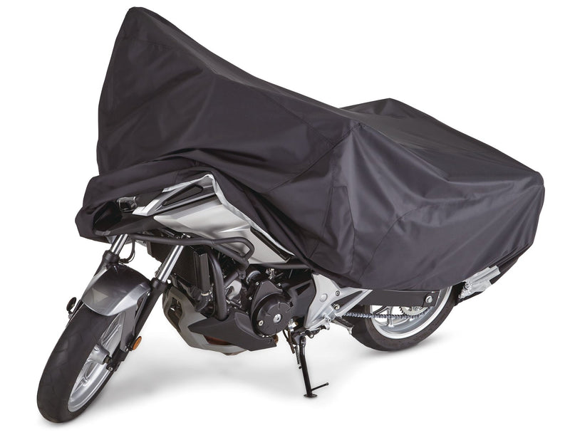 Premium Polyester Motorcycle Cover, Black, X-Large B445