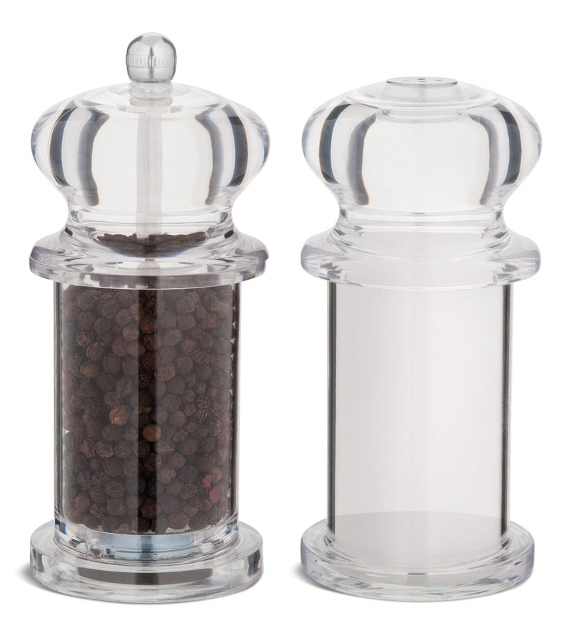 Traditional Pepper Mill & Salt Shaker, 5.5-in U6845