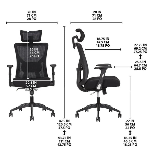 TrueWellness Mesh Office Chair F2481