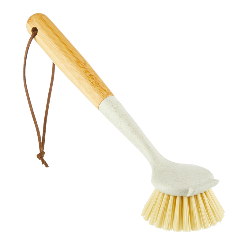 Dish Brush with Built-in Scraper B7881
