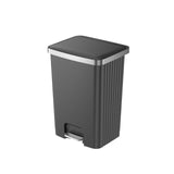 Hana Resin Step Garbage Can with Soft Close Lid, 70-L