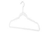 Space-Saving Non-Slip Plastic Swivel Hangers, Clear, 10-pk