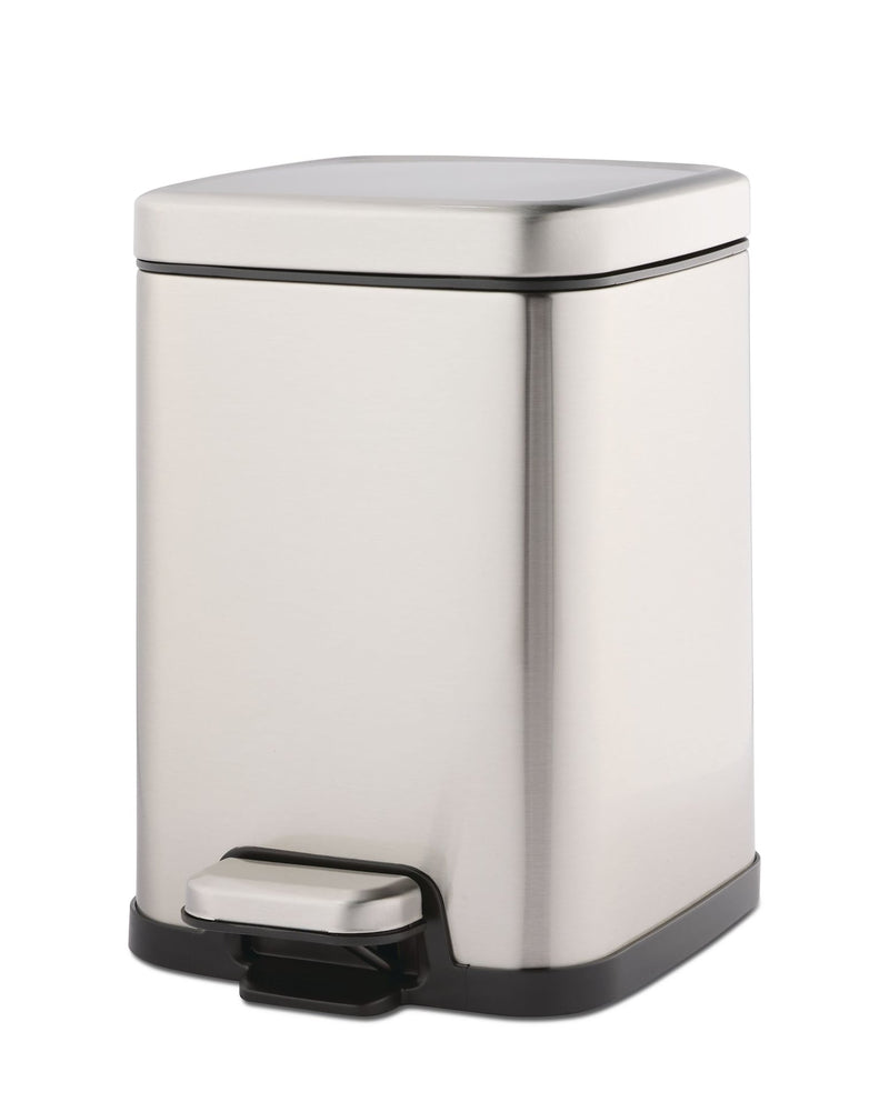 Stella Stainless Steel Rectangular Step Indoor Refuse Container, B4-L G1222