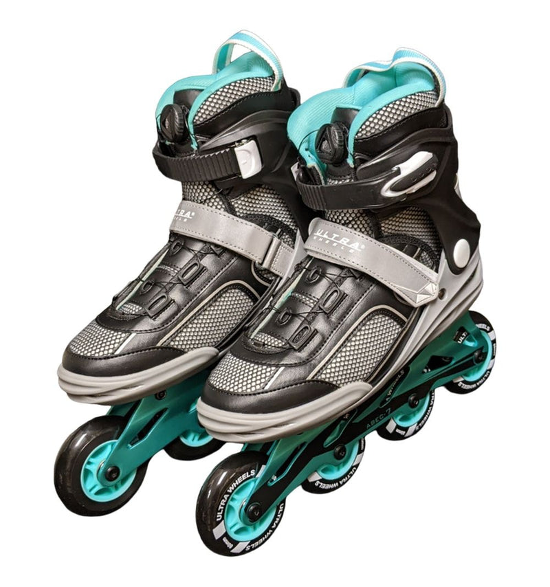 Recreational Inline Skates, Teal/Black/Grey, Senior, Assorted Sizes V2841