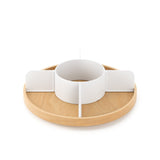 Bellwood 5-Section Lazy Susan with Removable Dividers