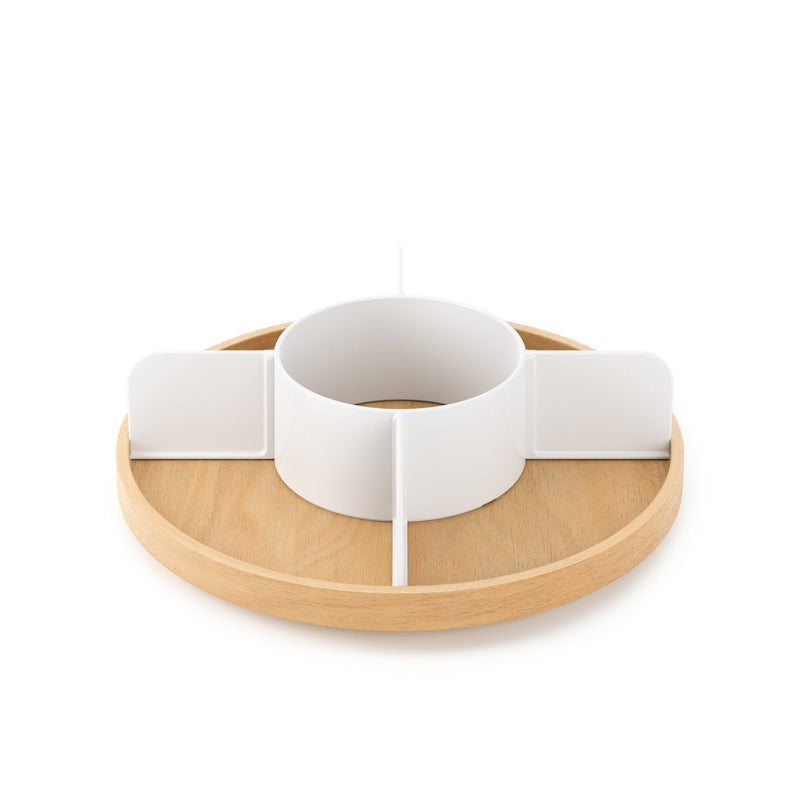 Bellwood 5-Section Lazy Susan with Removable Dividers O0610