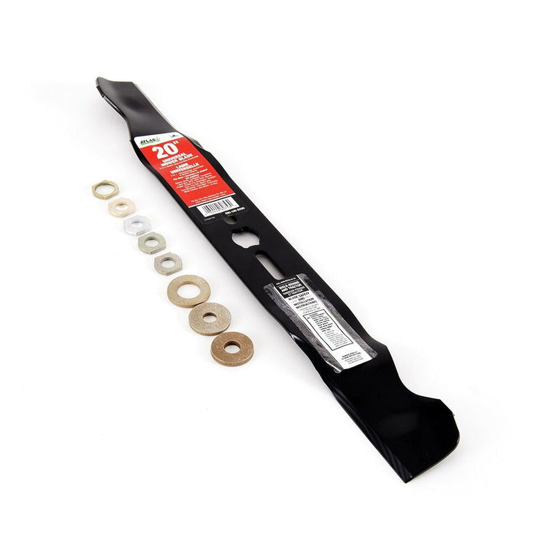 Universal Lawn Mower Replacement Mulching Blade, 20-in, Black F5841