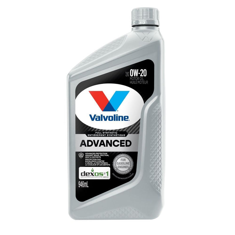 0W20 Advanced Synthetic Engine/Motor Oil, 946-mL H7968