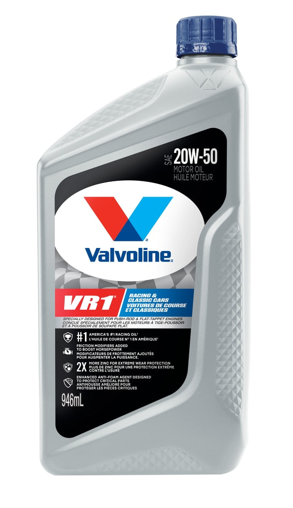 VR1 20W-50 4-Cycle Racing Oil, 1-L I1058