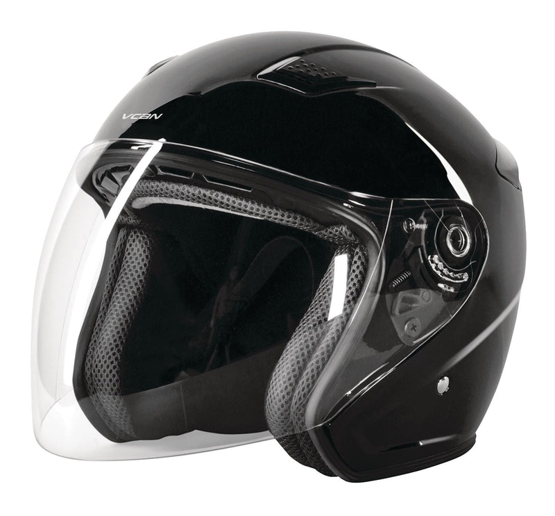 Copper Road Helmet with Visor, Gloss Black, Assorted Sizes O8485