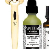 Vellum Wellness Mature Skin Kit with Essential Oils and Facial Roller