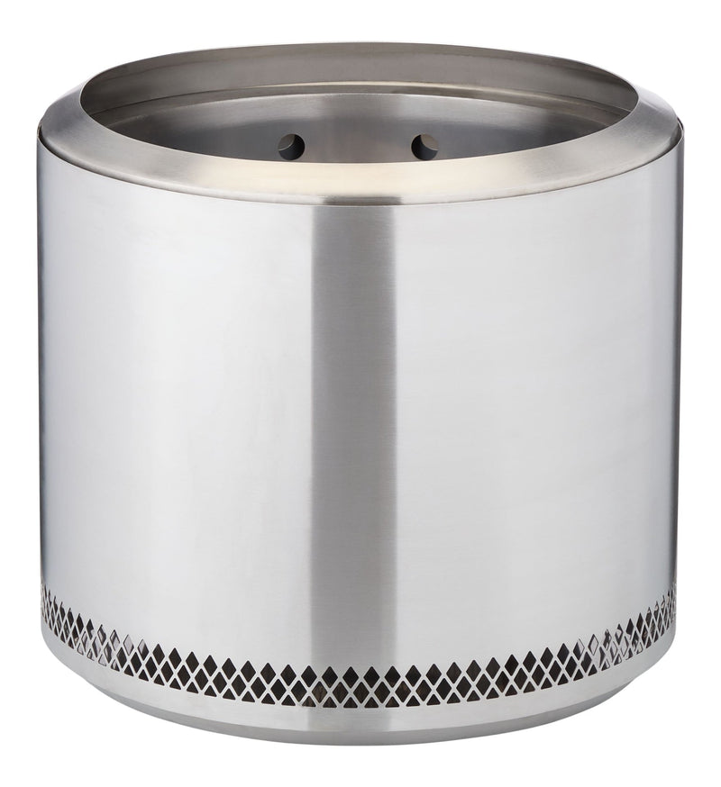 Stainless Steel Smokeless Bonfire Wood Burning Fire Pit, 19-in O3017
