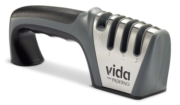 4-in-1 Knife & Shear Sharpener with Ergonomic Grip F3005