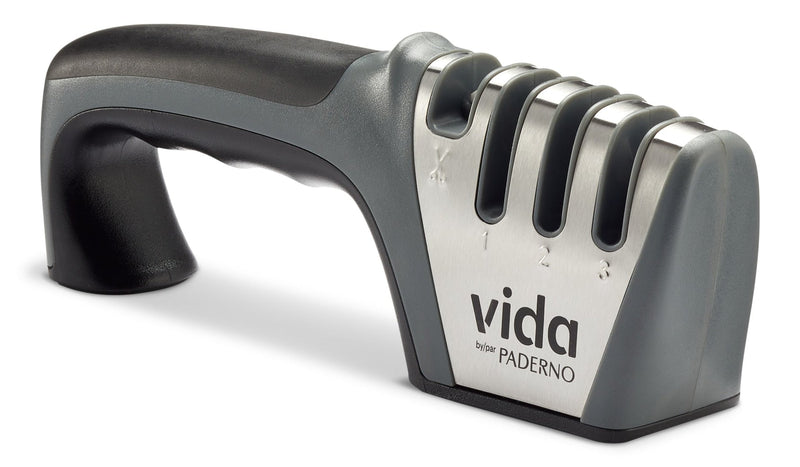 4-in-1 Knife & Shear Sharpener with Ergonomic Grip F3005