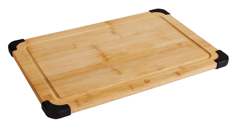 Bamboo Cutting Board, Non-Slip, 12-in x 18-in K9353