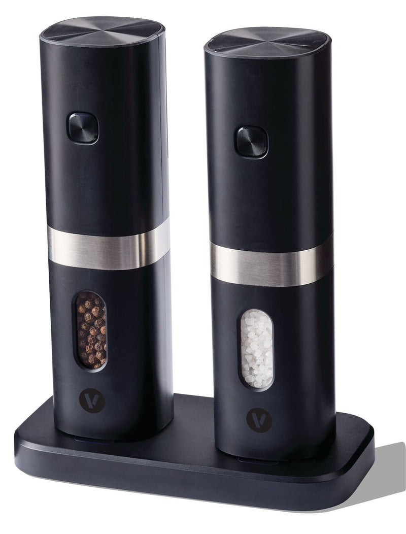 Electric Salt & Pepper Mill Set, 19.4-cm V2122