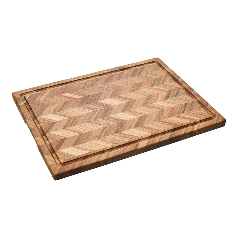 Herringbone Acacia Wood Board Z5382