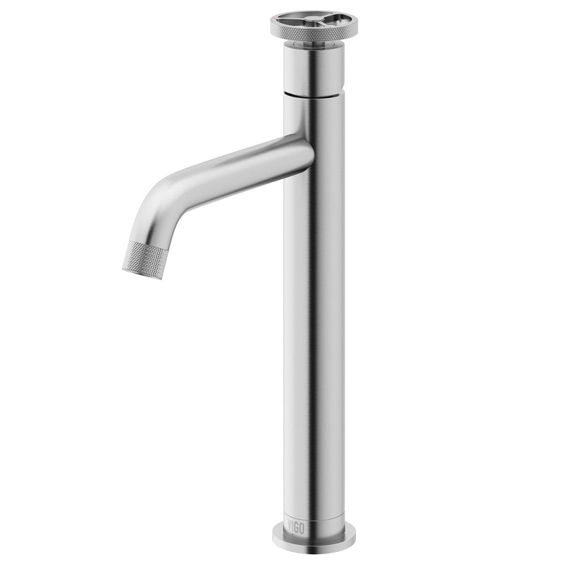 Cass 12-in Vessel Bathroom Faucet, Various Finishes P0039