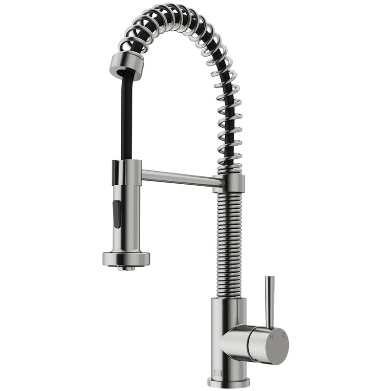 Edison Pull-Down Spray Kitchen Faucet, Stainless Steel M4643