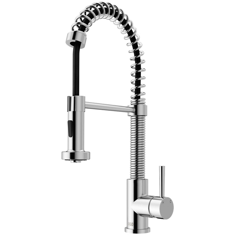 Edison Single Handle Pull Down Kitchen Faucet, Chrome K6943