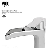 Glass Grey Onyx Bathroom Sink/Basin Set with Niko Faucet and Rectangular Vessel