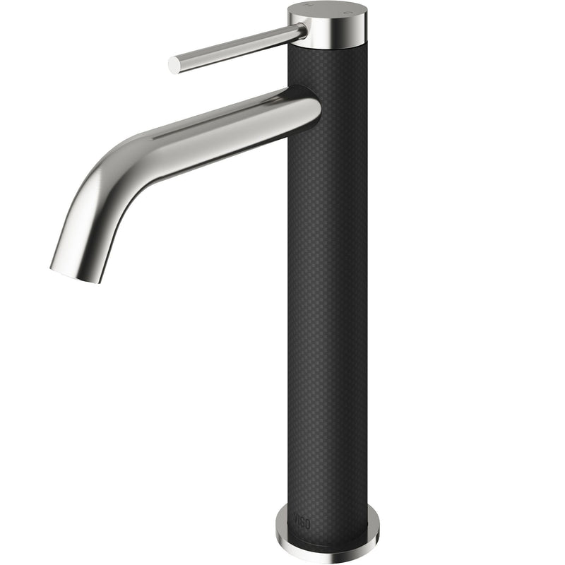 Lexington Single Handle Vessel Sink Bathroom Faucet with cFiber Body, Brushed Nickel O0204