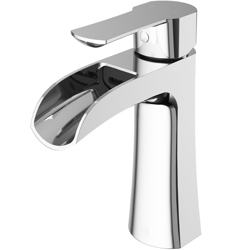 Paloma Single Handle Single Hole Bathroom Sink Faucet, WaterSense Certified, Chrome U7878