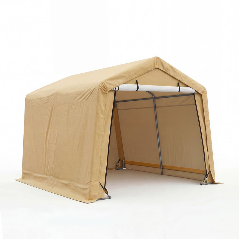 Weatherfast Waterproof Storage Shed with UV Protection, 10 x 10 x 8-ft T9043