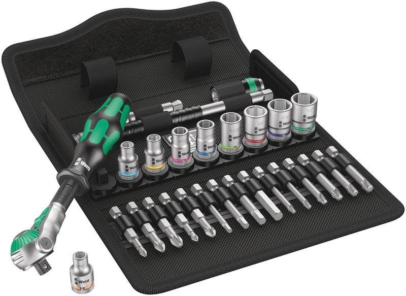 1/4-in Drive Socket Set, SAE, 28-pc J3334