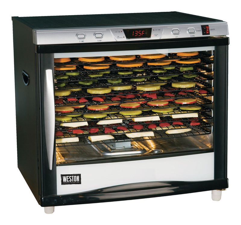 Pro-1200 12-Tray Digital 110V 1600W Dehydrator, 80-L B2244