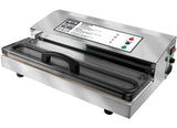Pro-2300 Stainless Steel Commercial Grade Double Piston Pump Vacuum Sealer, Silver