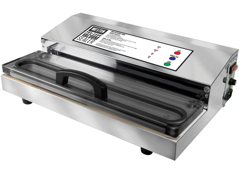 Pro-2300 Stainless Steel Commercial Grade Double Piston Pump Vacuum Sealer, Silver J3037