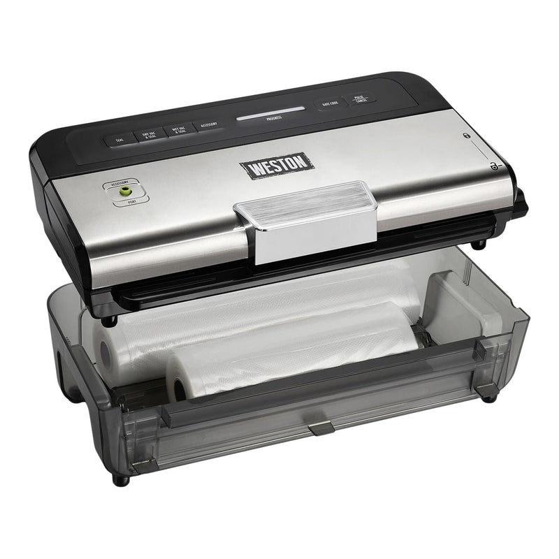 Wet & Dry Sealer 11-in Vacuum Sealer With Date Code Stamp, Black T3922