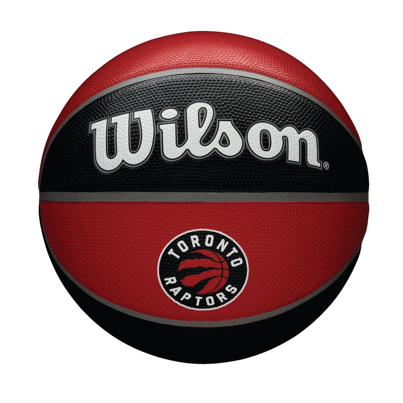 Tribute Outdoor Rubber Basketball, Official Size 7 (29.5-in), Black/Red T1342