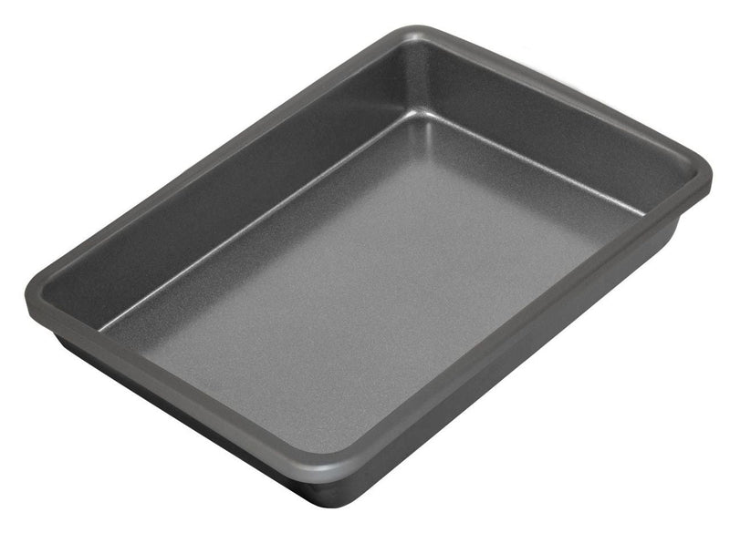 Grey Non-Stick Oblong Baking Pan, 13x9x2-in L6083