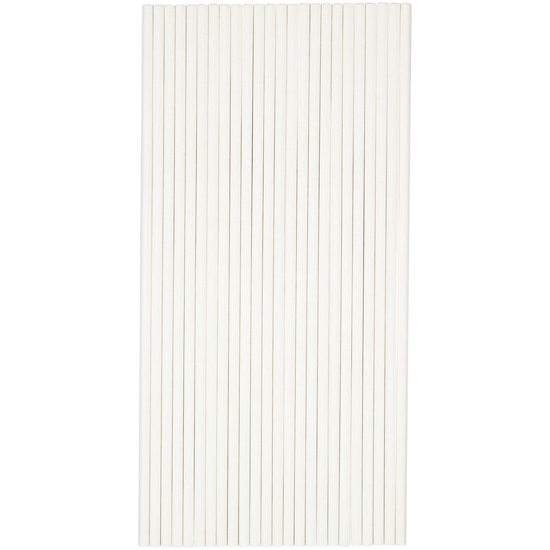 Lollipop & Cake Pop Stick, White, 8-in, 25-pk, for Baking/Cake Decoration U8034