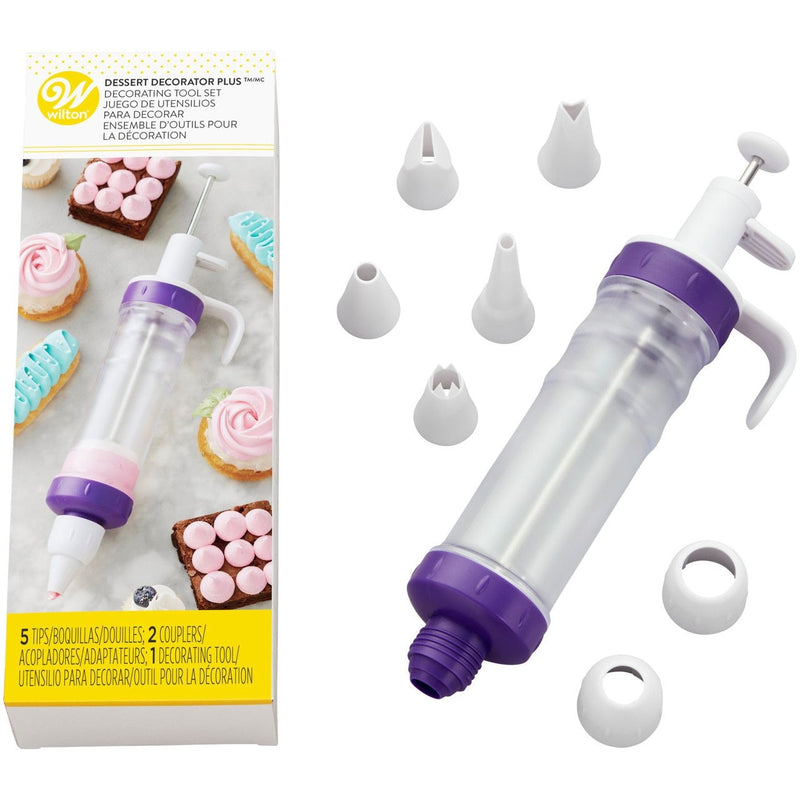 Plastic Dessert Decorator Plus Decorating Tool Set, 8-pc B7043