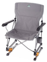 Bonavista Folding Camp Rocker Chair, Grey