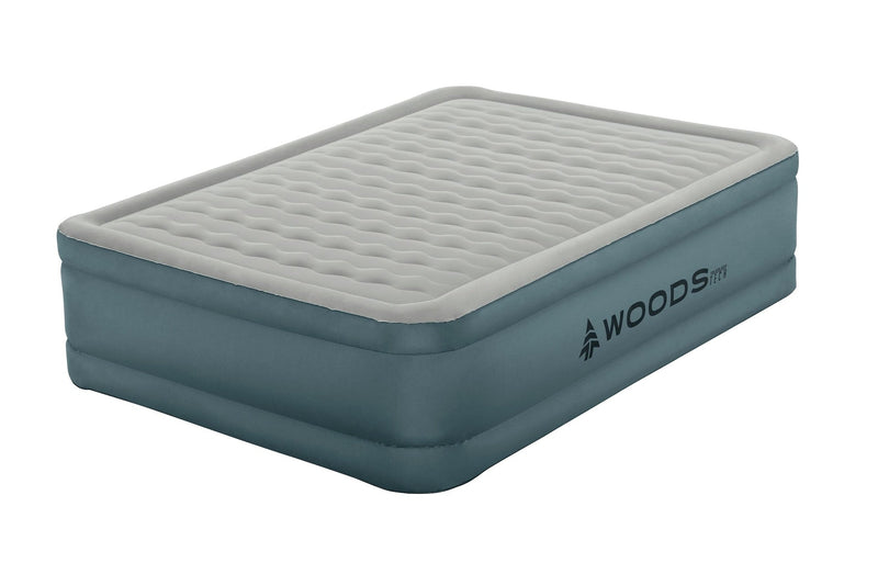 Double-High ToughGuard Airbed with Built-in AlwayzAire Pump, Queen J2262